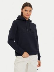 Gant Bluza Tonal Archive Shield 4203648 Granatowy Regular Fit. Niebieskie bluzy damskie Gant, xs, bez wzorów, z bawełny, bez kaptura. Za 349.99 zł.