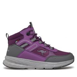 Trapery KangaRoos. Fioletowe trapery damskie KangaROOS, bez zapięcia. Za 329.99 zł.