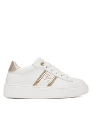 Tommy Hilfiger Sneakersy T4A9-34421-1281 M Biały. Białe buty sportowe dziewczęce Tommy Hilfiger, bez wzorów, ze skóry, bez zapięcia. Za 629.99 zł.