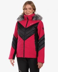 Damska kurtka narciarska Kilpi LIN-W. Czerwone kurtki damskie Kilpi, na zimę, m, bez wzorów, z poliesteru, bez kaptura. Za 422.05 zł.