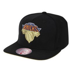 Czapka z daszkiem bejsbolówka Mitchell & Ness NBA New York Knicks Cap. Czarne czapki z daszkiem damskie Mitchell & Ness, bez wzorów. Za 109.00 zł.