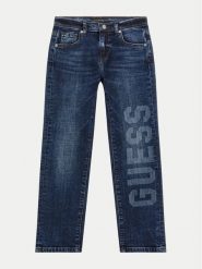 Guess Jeansy L4YA09 D52Z0 Granatowy Relaxed Fit. Niebieskie jeansy chłopięce Guess, z jeansu. Za 189.99 zł.