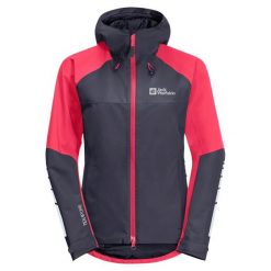 Kurtka Damska Morrobia. Szare kurtki damskie Jack Wolfskin, m, bez wzorów, z materiału, z kapturem. Za 683.99 zł.