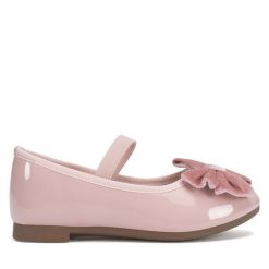 Baleriny Nelli Blu. Czerwone baleriny dziewczęce Nelli Blu, bez wzorów, bez obcasa, bez zapięcia. Za 59.99 zł.