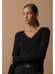Perfect Cashmere Kaszmirowy sweter "Gaby" w kolorze czarnym rozmiar: S. Czarne swetry klasyczne damskie Perfect Cashmere, s, z kaszmiru, bez kołnierzyka. Za 456.99 zł.