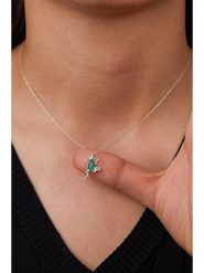 Heliophilia Srebrny naszyjnik z zawieszką - dł. 42 cm rozmiar: onesize. Szare naszyjniki damskie Heliophilia, z cyrkonią, srebrne. Za 100.99 zł.