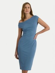 Lauren Ralph Lauren Sukienka koktajlowa 250933454002 Niebieski Slim Fit. Niebieskie sukienki damskie Lauren Ralph Lauren, bez wzorów, z syntetyku, wizytowe, bez ramiączek. Za 1,509.00 zł.