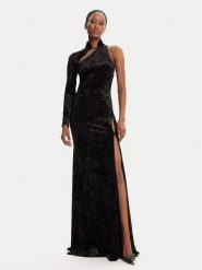 Versace Jeans Couture Sukienka wieczorowa 79HAO910 J0193 Czarny Slim Fit. Czarne sukienki damskie Versace Jeans Couture, bez wzorów, z jeansu, wizytowe, bez ramiączek. Za 1,799.00 zł.