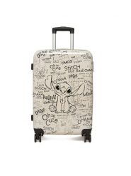 Disney Classics Walizka dziecięca CWBEO-ACCCS-AW26-101DCLS-M Kremowy. Białe walizki Disney Classics, bez wzorów, z tworzywa sztucznego. Za 279.99 zł.