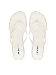 KARL LAGERFELD Japonki Jelly Hell KL83006 VT1 Biały. Białe klapki damskie KARL LAGERFELD, bez wzorów, z syntetyku, bez obcasa, bez zapięcia. Za 421.99 zł.