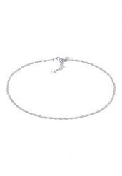 Elli Naszyjnik damski sznurkowy Twisted Basic Timeless Trend regulowany wykonany ze srebra próby 925 Sterling Silver Biżuteria dla stóp 1 ct Damski. Szara naszyjniki damskie Elli, srebrne. Za 243.99 zł.