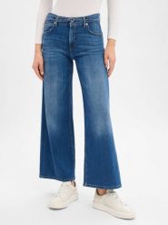 Cambio Dżinsy - Palazzo cropped Kobiety Bawełna niebieski, 42. Niebieskie jeansy damskie Cambio. Za 549.95 zł.