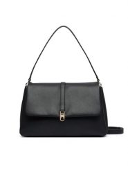 Tommy Hilfiger Torebka Th Libre Satchel AW0AW19197 Czarny. Czarne torebki klasyczne damskie Tommy Hilfiger, ze skóry, bez dodatków. Za 699.99 zł.