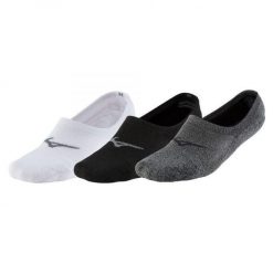 Skarpety do biegania unisex Mizuno Super Short Socks 3P bardzo krótkie. Zielone skarpetki damskie Mizuno, bez wzorów. Za 36.99 zł.