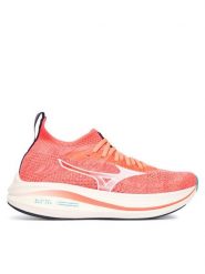 Mizuno Buty do biegania Neo Zen J1GD2586 Koralowy. Pomarańczowe obuwie sportowe damskie Mizuno, z materiału, bez zapięcia, do biegania. Za 589.99 zł.