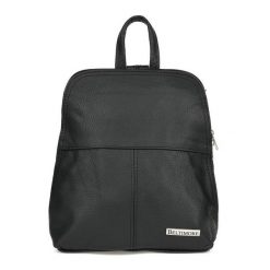 Plecak- torebka 2w1 czarna Beltimore 021. Czarne plecaki bez wzorów, ze skóry. Za 175.99 zł.