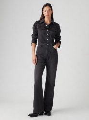 Levi's Kombinezon w kolorze antracytowym rozmiar: W29. Czarne kombinezony damskie Levi's, s, bez wzorów, z bawełny, bez kołnierzyka, bez ramiączek. Za 228.38 zł.