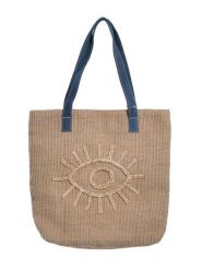BLE Shopper bag w kolorze beżowym - 40 x 40 cm rozmiar: onesize. Brązowe shopper bag BLE, bez wzorów, z materiału, na ramię, bez dodatków. Za 109.95 zł.