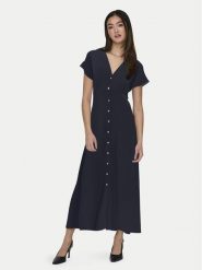 ONLY Sukienka codzienna Nova 15317842 Granatowy Regular Fit. Niebieskie sukienki damskie Only, bez wzorów, z wiskozy, bez ramiączek. Za 189.99 zł.