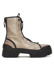 Vic Matié Botki 1F2000DHV14B090305 Szary. Szare botki damskie Vic Matié, z materiału, bez obcasa, na płaskiej podeszwie, bez zapięcia. Za 1,469.00 zł.