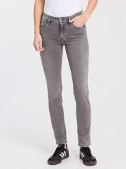 Cross Jeans Dżinsy - Slim fit - w kolorze szarym rozmiar: W27/L34. Szare jeansy damskie Cross Jeans, z podwyższonym stanem. Za 105.38 zł.