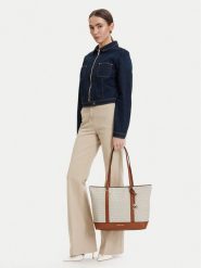 MICHAEL Michael Kors Torebka Andie 30S6G3PT3B Kremowy. Białe shopper bag MICHAEL Michael Kors, ze skóry, bez dodatków. Za 1,159.00 zł.