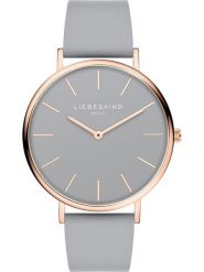 Liebeskind Zegarek kwarcowy w kolorze różowozłoto-szarym rozmiar: onesize. Szare, analogowe zegarki damskie Liebeskind, ze stali. Za 397.83 zł.