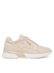 Guess Sneakersy FLFM16 ELE12 Beżowy. Brązowe obuwie sportowe damskie Guess, ze skóry, bez zapięcia. Za 419.99 zł.