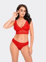 Figi Model BBL 196 Red - Babell. Czerwone figi Babell, bez wzorów, z elastanu. Za 73.37 zł.