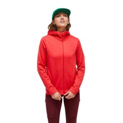 Bluza Peak Performance damska Rider Tech Zip Hood czerwona - M. Czerwone bluzy damskie Peak Performance, m, bez wzorów, bez kaptura. W wyprzedaży za 619.00 zł.