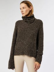 Rodier Sweter w kolorze brązowym rozmiar: L. Brązowe golfy damskie Rodier, l, z wełny, bez kołnierzyka. Za 221.36 zł.