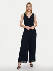 Morgan Kombinezon 221-PSAMARA Granatowy Regular Fit. Niebieskie sukienki damskie Morgan, bez wzorów, z syntetyku, bez ramiączek. Za 539.99 zł.