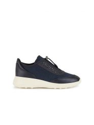 Geox Sneakersy "Alleniee" w kolorze granatowym rozmiar: 36. Niebieskie obuwie sportowe damskie Geox, bez zapięcia. Za 127.35 zł.