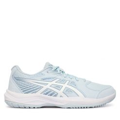 Buty do tenisa Asics. Niebieskie obuwie sportowe damskie Asics, tenisowe. Za 299.99 zł.