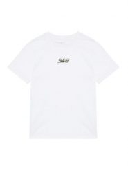 Guess T-Shirt L6RI10 K8HM4 Biały Regular Fit. Białe t-shirty i koszulki chłopięce Guess, z aplikacjami, z bawełny, bez kołnierzyka, bez ramiączek. Za 99.99 zł.