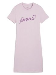 Puma Sukienka "ESS+ Blossom" w kolorze jasnoróżowym rozmiar: S. Różowe sukienki damskie Puma, bez wzorów, bez ramiączek. Za 48.50 zł.