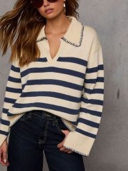 Milan Kiss Sweter w kolorze beżowym rozmiar: S. Brązowe swetry klasyczne damskie Milan Kiss, s, bez kołnierzyka. Za 161.45 zł.