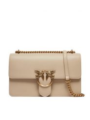 Pinko Torebka Love One Classic Dc AI 24-25 PLTT 100941 A0F1 Beżowy. Brązowe torebki wieczorowe damskie Pinko, bez wzorów, ze skóry, bez dodatków. Za 1,379.00 zł.