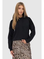 Alife and kickin Bluza "Elisabeth" w kolorze czarnym rozmiar: XS. Czarne bluzy damskie Alife and Kickin, xs, bez wzorów, z bawełny, z kapturem. Za 70.24 zł.