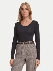 Polo Ralph Lauren Bluzka 4P0494 Czarny Slim Fit. Czarne bluzki damskie Polo Ralph Lauren, xs, bez wzorów, z bawełny, bez kołnierzyka, bez ramiączek. Za 434.99 zł.