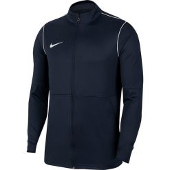 Nike Dry Park 20 TRK JKT K Juniorska bluza z zamkiem, 100% poliester. Niebieskie bluzy damskie Nike, bez wzorów, z poliesteru, bez kaptura. Za 99.99 zł.