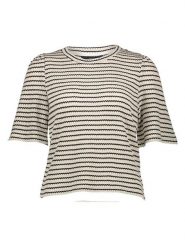 Vero Moda Bluzka w kolorze beżowym rozmiar: M. Brązowe bluzki damskie Vero Moda, m, bez wzorów, prążkowane, bez kołnierzyka, bez ramiączek. Za 98.95 zł.
