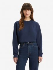 Levi's Bluza w kolorze granatowym rozmiar: XS. Niebieskie bluzy damskie Levi's, s, bez wzorów, bez kaptura. Za 154.95 zł.
