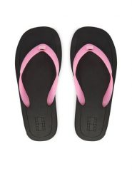 Tommy Jeans Japonki Tjw Cleated Jelly Summer Sandal EN0EN02954 Różowy. Czerwone klapki damskie Tommy Jeans, bez wzorów, z jeansu, bez obcasa, bez zapięcia. Za 209.99 zł.