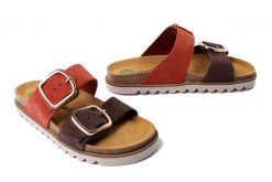 DR. BRINKMANN 700683-00 multi, klapki damskie. Brązowe klapki damskie Dr. Brinkmann, bez wzorów, ze skóry, bez obcasa, bez zapięcia. Za 297.42 zł.