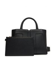 Elisabetta Franchi Torebka BS-05A-51E2 Czarny. Czarne torebki klasyczne damskie Elisabetta Franchi, ze skóry, bez dodatków. Za 1,179.00 zł.