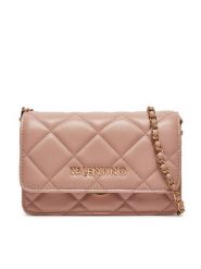 Valentino Torebka Ocarina VBS3KK52R Różowy. Czerwone listonoszki damskie Valentino, bez wzorów, ze skóry, bez dodatków. Za 349.99 zł.