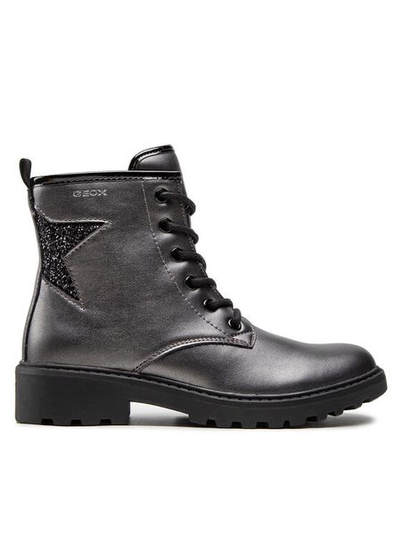 Geox Kozaki J Casey G. G J9420G 0NFEW C0062 S Srebrny. Szare kozaki dziewczęce Geox, bez wzorów, ze skóry, bez obcasa, bez zapięcia. Za 209.99 zł.