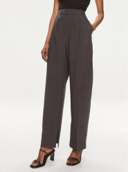 Herskind Spodnie materiałowe Rupert 5119519 Szary Relaxed Fit. Szare spodnie materiałowe damskie Herskind, bez wzorów, z materiału. Za 599.99 zł.