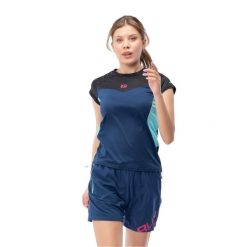 T-shirt Damski Ileno. Czarne t-shirty damskie IQ, bez wzorów, bez kołnierzyka. Za 140.99 zł.